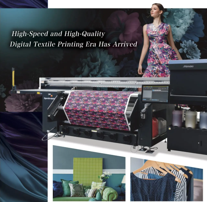 Absolute Toner Mimaki Tiger600-1800TS High-Speed Industrial Dye Sublimation Low Impact Digital Textile Printer sublimation