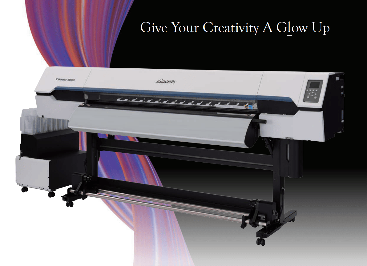 Absolute Toner Mimaki TS330-1600 64" High-Speed Dye Sublimation Production Fabric and Textile Printer sublimation