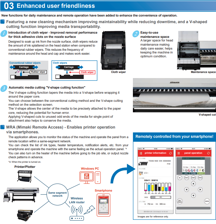 Absolute Toner Mimaki TS330-1600 64" High-Speed Dye Sublimation Production Fabric and Textile Printer sublimation