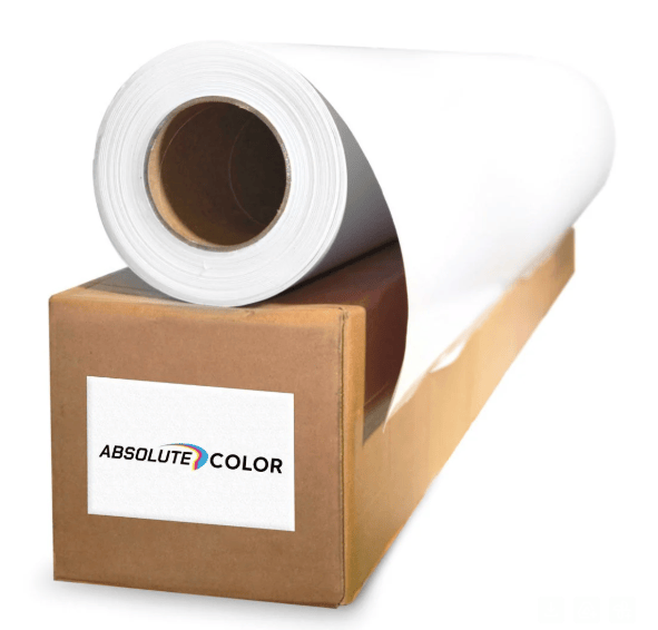 Absolute Toner 54" x 164ft Roll Super Grade S/A VINYL SP-Glossy (Permanent) 4-mil self-adhesive PVC film engineered for high-impact displays and luxury branding vinyl roll
