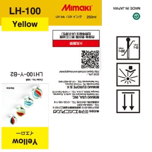 Absolute Toner Mimaki LH-100 Hard UV-LED Curable 250ml Ink Cartridges Engineered Specifically for Printing on Rigid Substrates eco-solvent ink