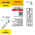 Absolute Toner Mimaki LH-100 Hard UV-LED Curable 250ml Ink Cartridges Engineered Specifically for Printing on Rigid Substrates eco-solvent ink