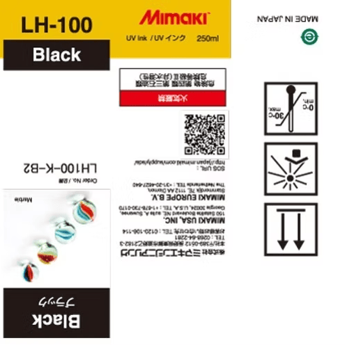 Absolute Toner Mimaki LH-100 Hard UV-LED Curable 250ml Ink Cartridges Engineered Specifically for Printing on Rigid Substrates eco-solvent ink