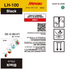 Absolute Toner Mimaki LH-100 Hard UV-LED Curable 250ml Ink Cartridges Engineered Specifically for Printing on Rigid Substrates eco-solvent ink