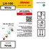 Absolute Toner Mimaki LH-100 Hard UV-LED Curable 250ml Ink Cartridges Engineered Specifically for Printing on Rigid Substrates eco-solvent ink