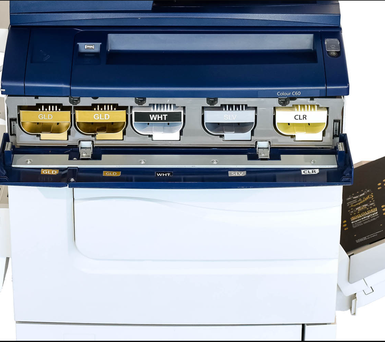 $195/month GOLD KIT - GOLD/WHITE/SLV/CLR - Xerox C60 Production Printer with SERVER FIERY