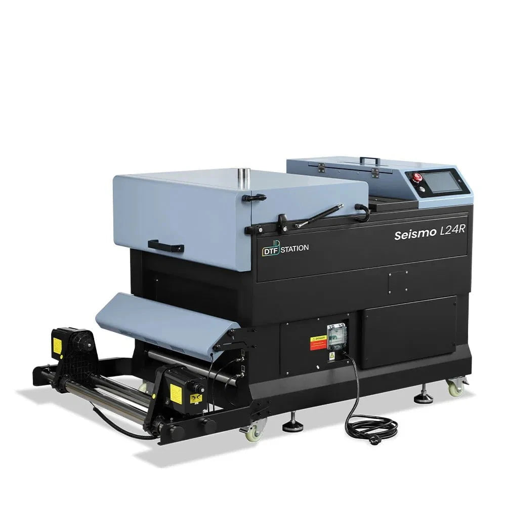 Absolute Toner $393/month Prestige L2 DTF Printer Bundle - Automatic Powder Applicator/Shaker/Oven with Seismo L24R Auto Recirculating Shaker-220V DTF printer