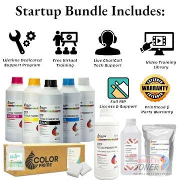 Absolute Toner $198/Month New DTF STATION Prestige Shaker and Oven Bundle Includes R1 13" Inch A3+ DTF (Direct-to-Film) Printer With Phoenix Air 16x20 Curing Oven & Miro 13 Max DTF Powder Shaker and Dryer DTF printer