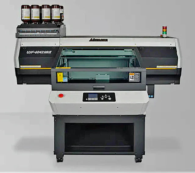 Absolute Toner $380/month Mimaki UJF-6042MkII Tabletop UV-LED Curable Flatbed Inkjet Printer With High Performance UV Curable Inks Printers/Copiers
