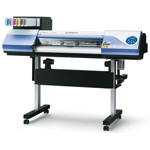 Absolute Toner $195/Month Roland VersaCAMM 30" VS-300i (VS300i) Large Format Inkjet Printer/Cutter (Print And Cut) With Stand Print and Cut Plotters