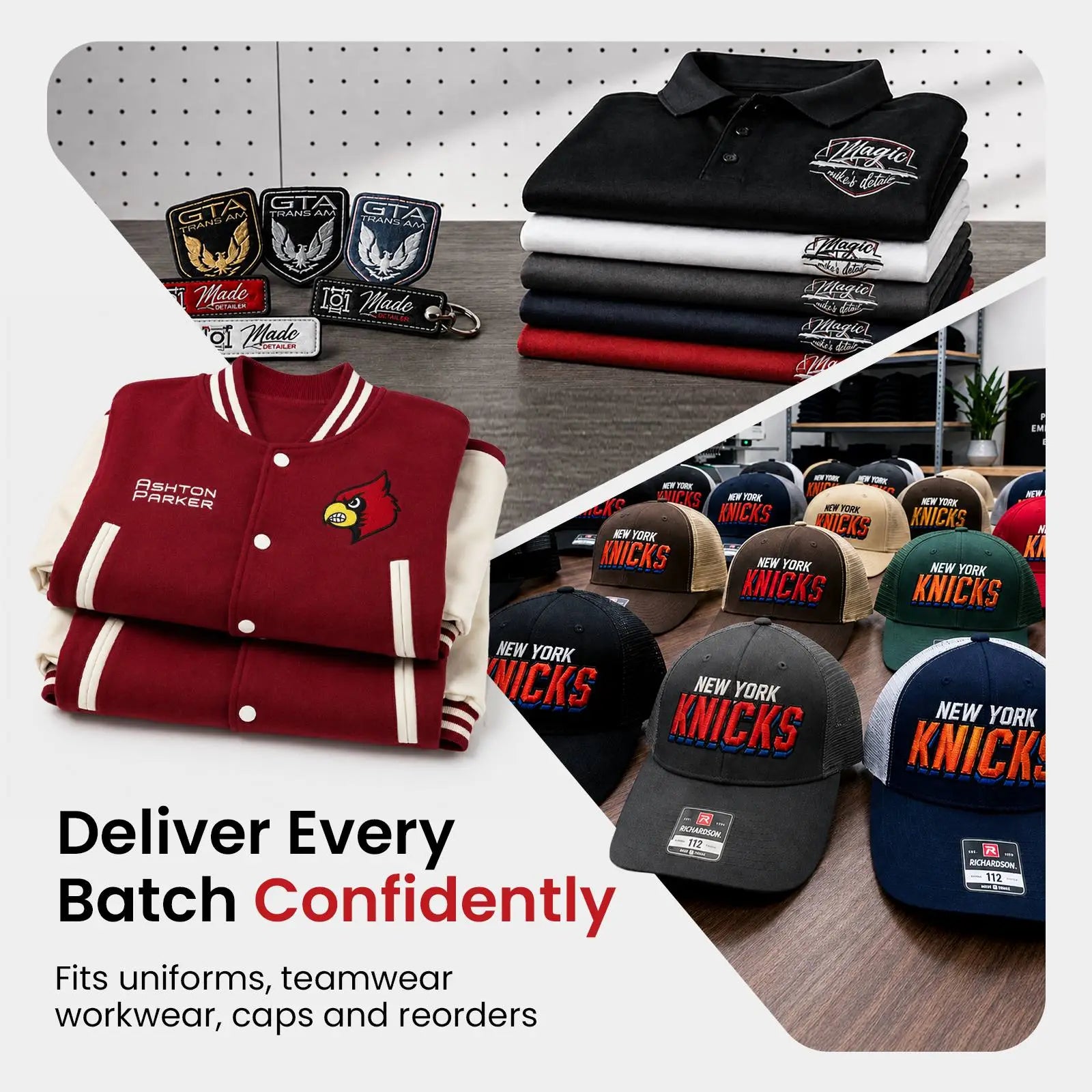 BAi THE VISION 2-Head Commercial Embroidery Machine - Dual-Head 15-Needle Custom Apparel System