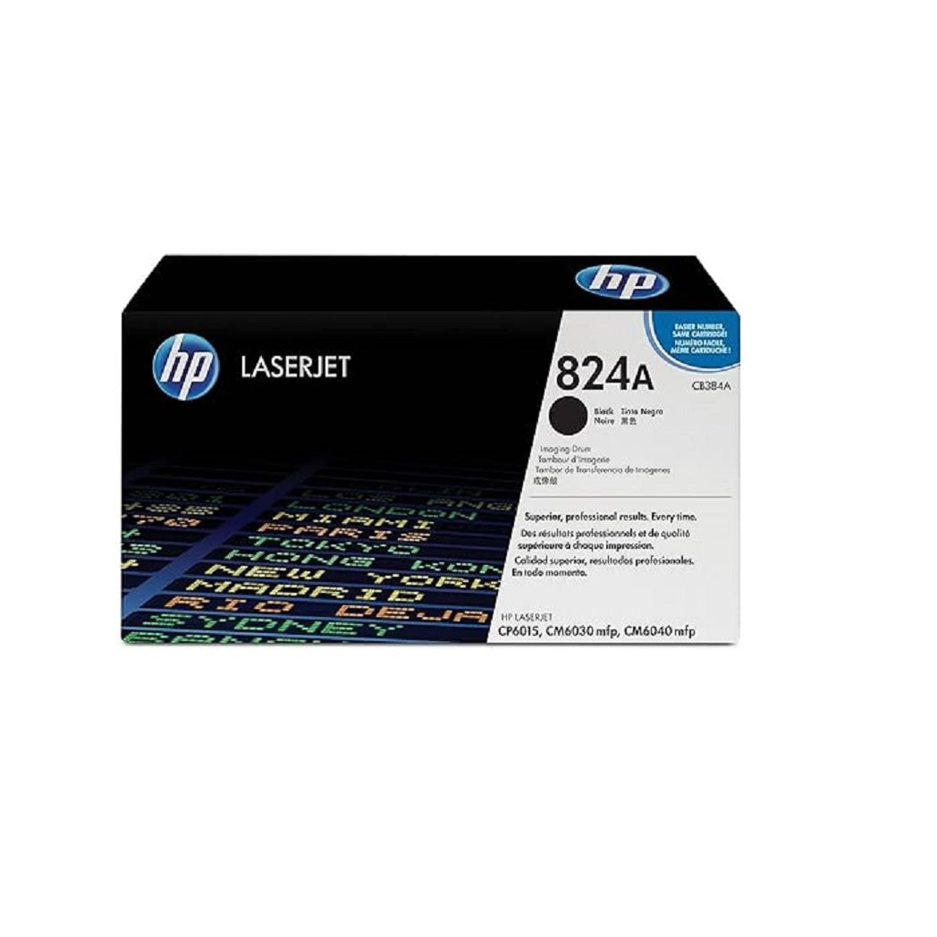 HP 824A (CB384A) Black Original OEM LaserJet Image Drum Toner Cartridg