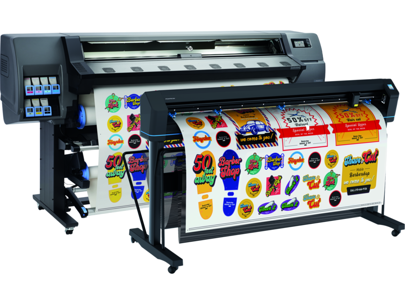 $116/month 64 HP Latex Cutter - Large Format Plotter by Summa S2 Class