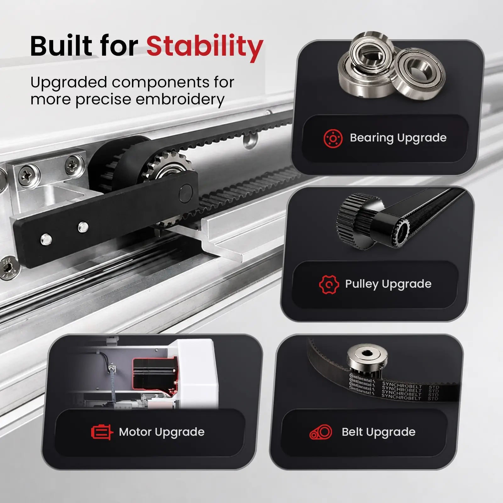 Absolute Toner BAi THE VISION Multi-Head Commercial Embroidery Machine - Industrial High-Speed Multi-Head Apparel System Embroidery