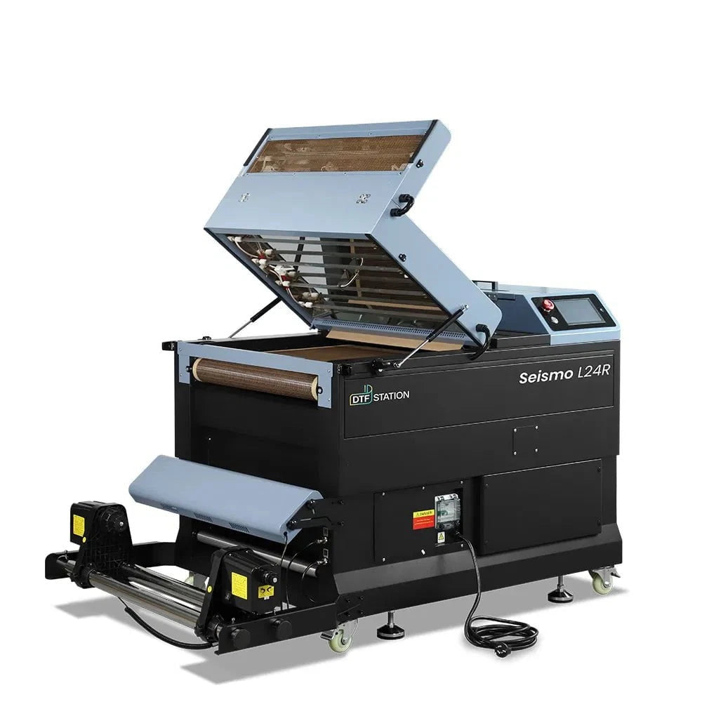 Absolute Toner $393/month Prestige L2 DTF Printer Bundle - Automatic Powder Applicator/Shaker/Oven with Seismo L24R Auto Recirculating Shaker-220V DTF printer