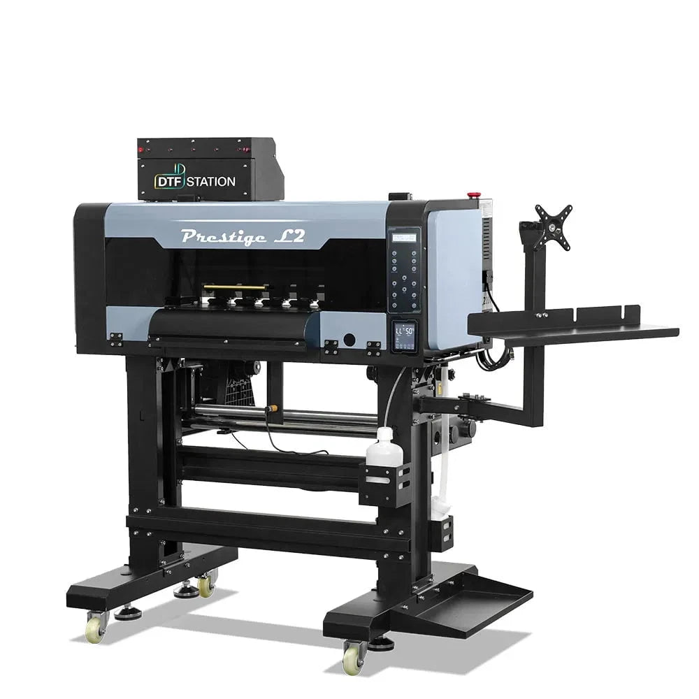 Absolute Toner Prestige L2 18.5" DTF Printer Dual i3200 with Miro 16 Automatic Powder Applicator/Shaker oven and Built-In Oven DTF printer