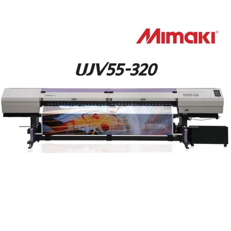 Absolute Toner Brand New Mimaki UJV55-320 128" Inch Superwide UV-LED Grand Format Roll to Roll Inkjet Printer Printers/Copiers