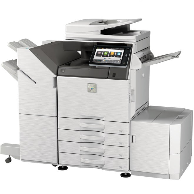 Absolute Toner $168.35/Month Sharp MX-6070V A3 Paper 60 PPM MFP Color Laser Multifunction Copier Printer Scanner Printers/Copiers