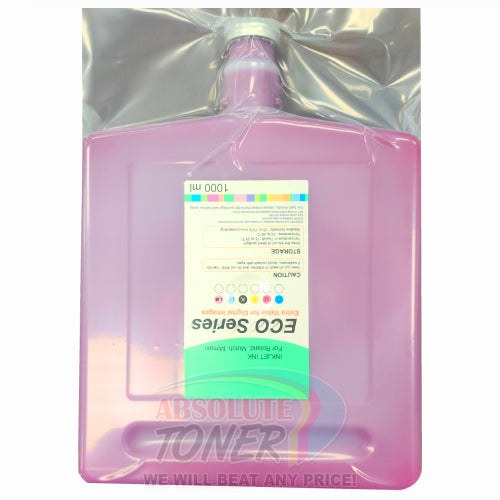 Absolute Toner High Quality Premium 1000ml (1L) Compatible Eco-Solvent Max 2 Magenta Bulk Ink Snap In Bottle Roland Cartridges