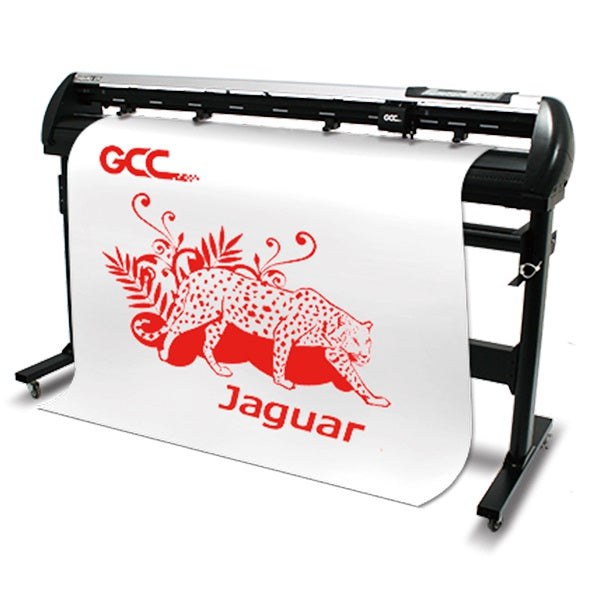Absolute Toner GCC J5-160 63" Inch (160cm) Jaguar V Vinyl Cutter With Enhanced AAS II Contour Cutting System Including Media Basket Vinyl Cutters