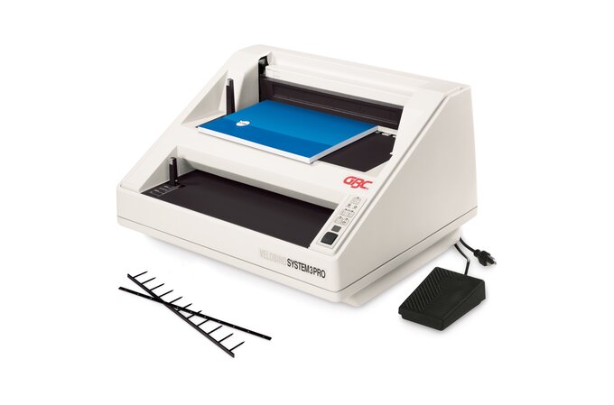 Absolute Toner GBC VeloBind System Three Pro Binding Machine Binds Sheets Up to 14" Inch Other Machines