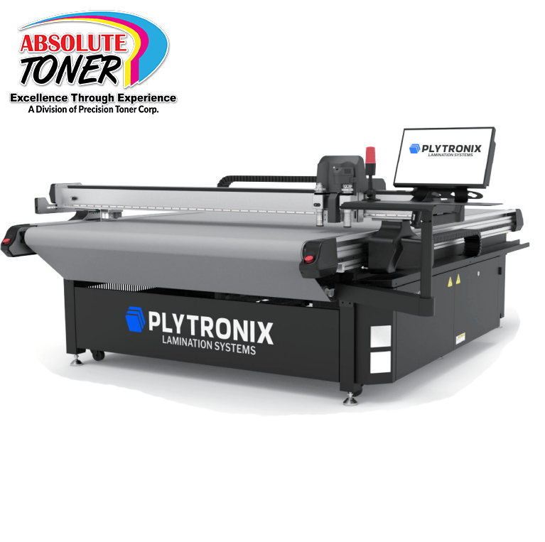 Absolute Toner Plytronix AT-2540 8' x 13' High-Precision Digital Flatbed Cutting Machine with Automated Finishing System Utilizes Interchangeable Tool Heads Flatbed