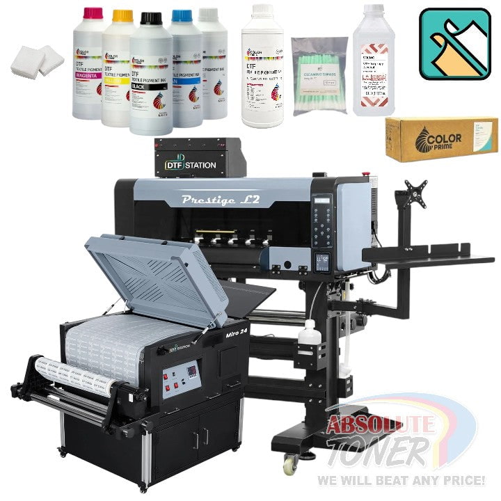 Absolute Toner DTF Station Prestige L2 DTF Printer - Includes Prestige L2 DTF Printer, Startup Package and Compatible Machine Options DTF printer