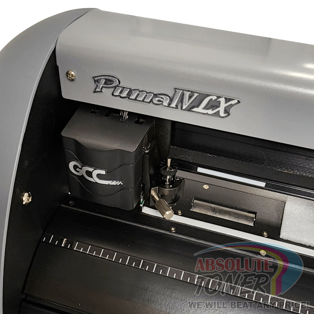Absolute Toner $69/Month New PUMA IV GCC P4-132LX 57.87" Media Vinyl Cutter With Enhanced AAS II Contour Cutting System Vinyl Cutters