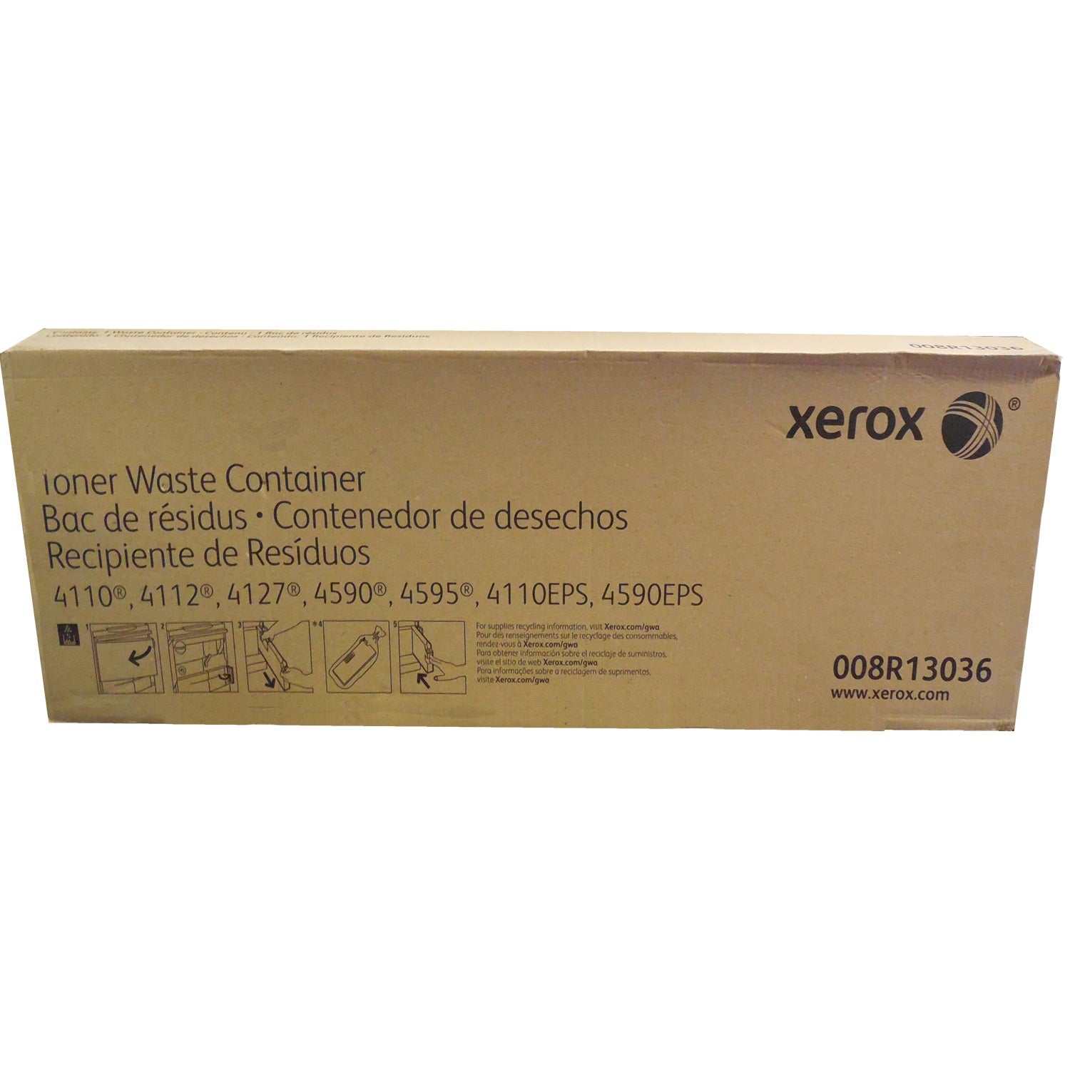 Absolute Toner Xerox D136  Genuine OEM Waste Toner Bottle Container | 008R13036 Print Cartridge Original Xerox Cartridges