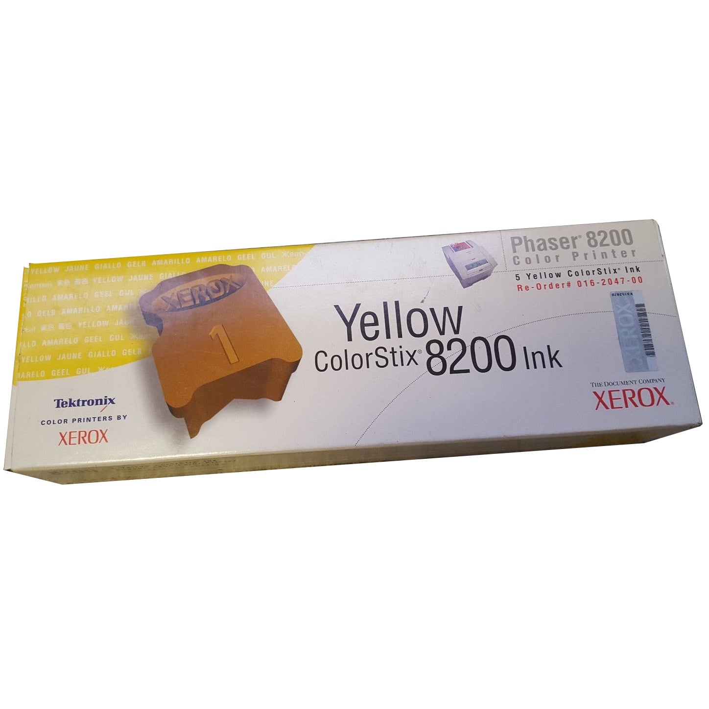 Absolute Toner Xerox 016204700 Original Genuine OEM Yellow Toner Cartridge Ink Cartridge Original Xerox Cartridges