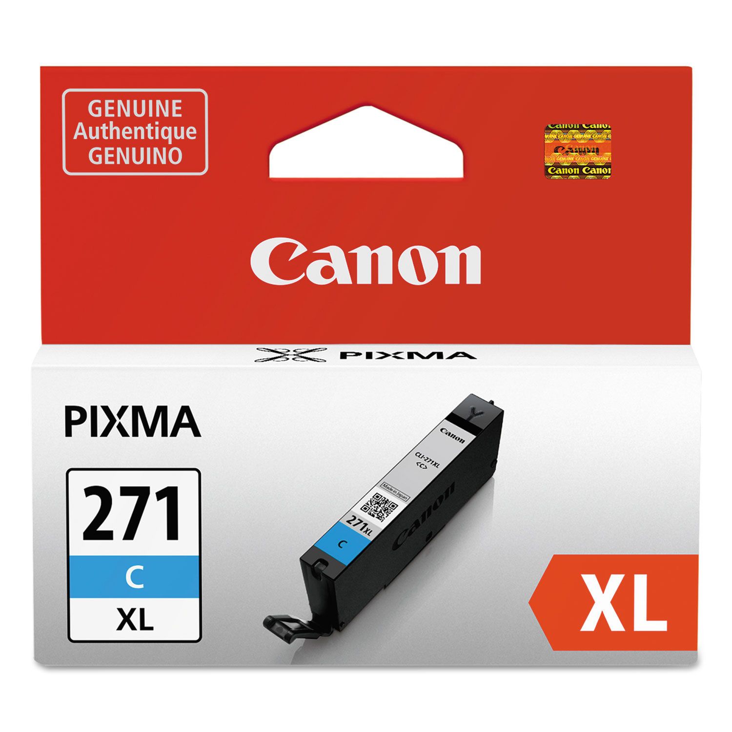 Absolute Toner Canon CLI-271XL Original Genuine OEM Cyan Ink Cartridge | 0337C001 Original Canon Cartridges