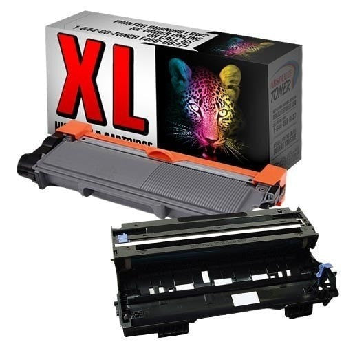 Absolute Toner Compatible 1 + 1 Brother TN-660 High Yield Black Toner + DR-630 Drum Unit Combo (High Yield Of TN-630) Brother Toner Cartridges