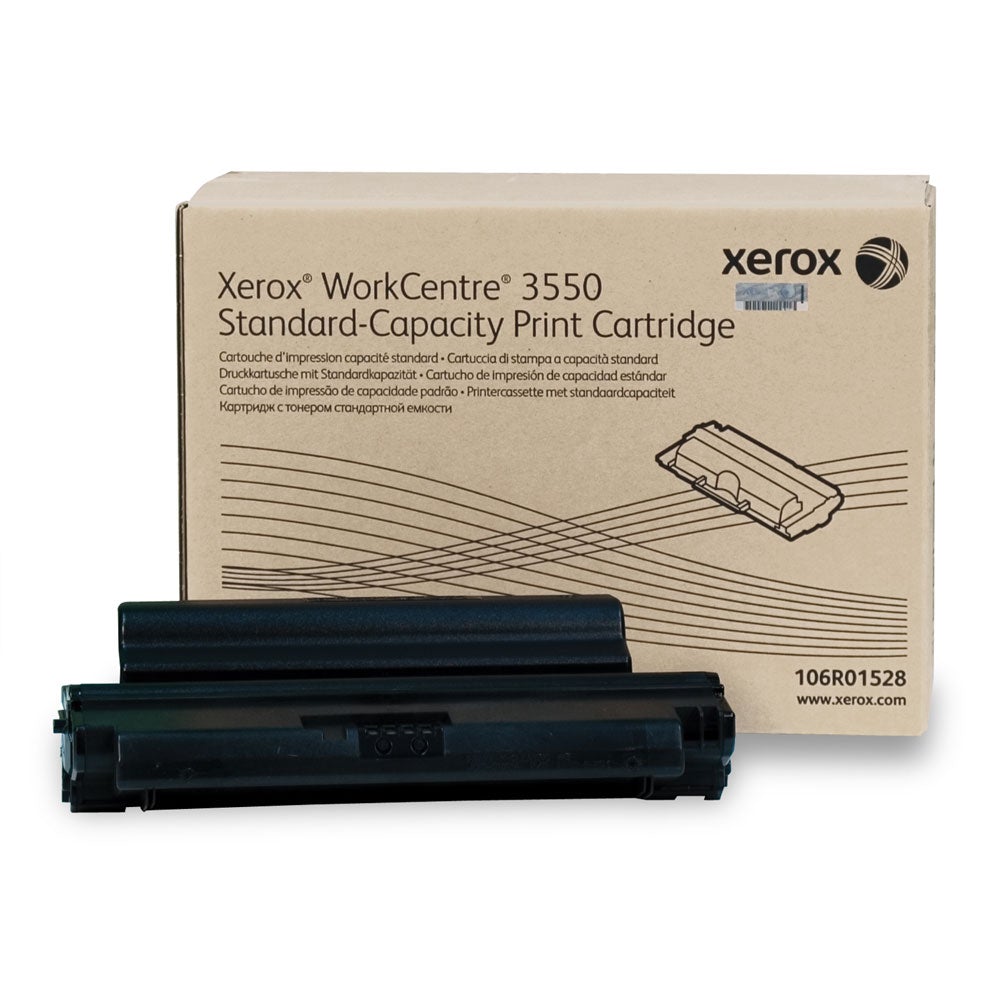 Absolute Toner Xerox 106R01528 Original Genuine OEM Black Standard Yield Toner Cartridge Original Xerox Cartridges