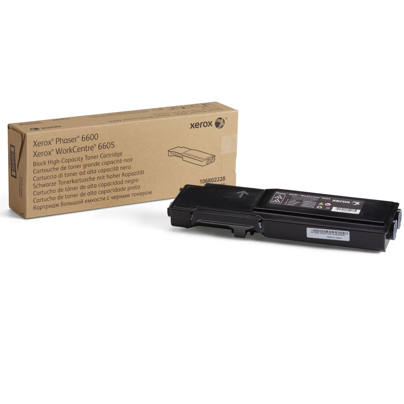 Absolute Toner Xerox 106R02228 Original Genuine OEM High Yield Black Laser Toner Cartridge Original Xerox Cartridges
