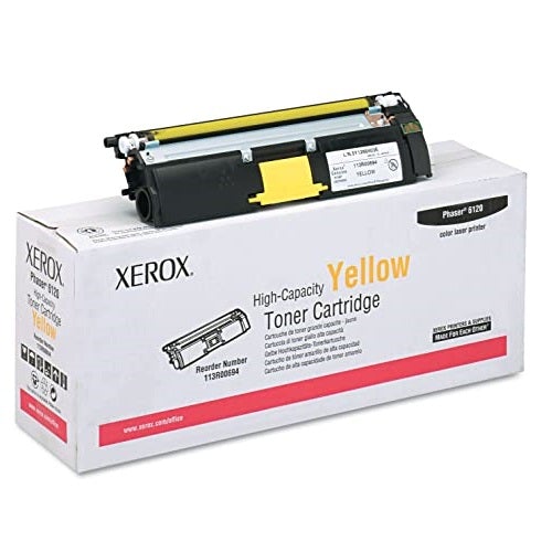 Absolute Toner Xerox 113R00694 Original Genuine High Yield Yellow Toner Cartridge Original Xerox Cartridges