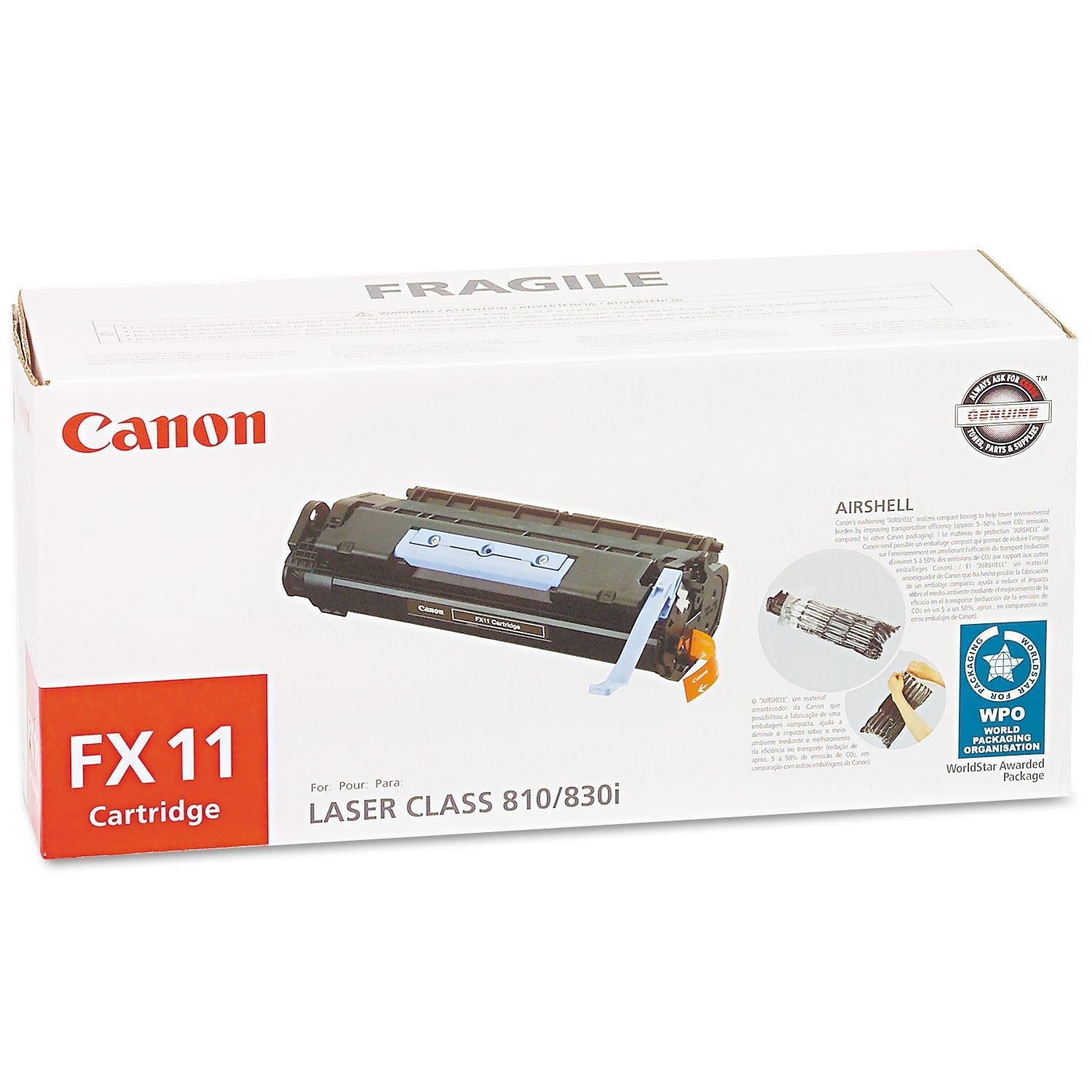 Absolute Toner Canon FX11 Genuine OEM 1153B001AA Black Toner Cartridge Original Canon Cartridges