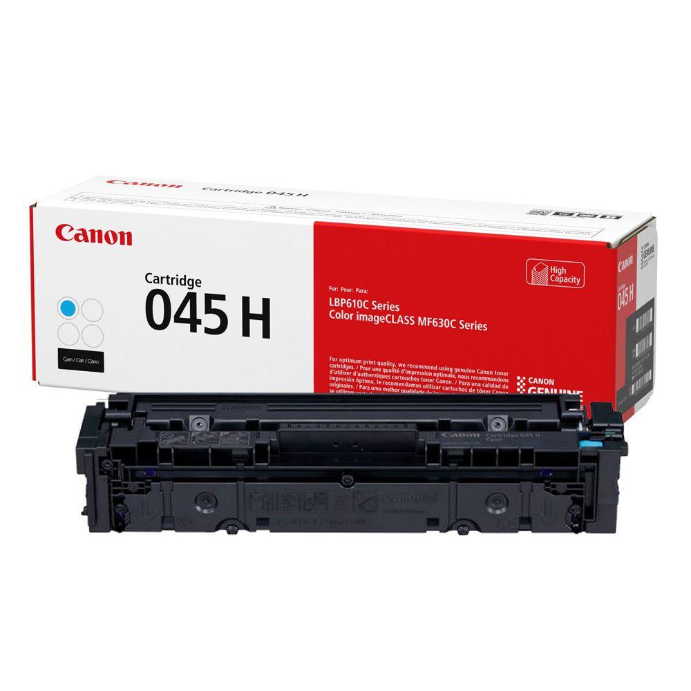 Absolute Toner Canon 045HC Genuine OEM Cyan Toner Cartridge | 1245C001 Original Canon Cartridges