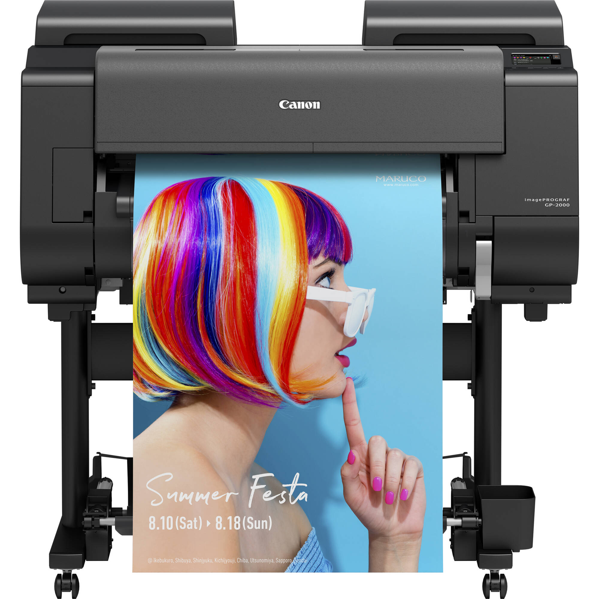 Absolute Toner $192/Month Canon imagePROGRAF GP-2000 24" Large Format Inkjet Printer - Upto 2400 x 1200 DPI Print Resolution Large Format Printers