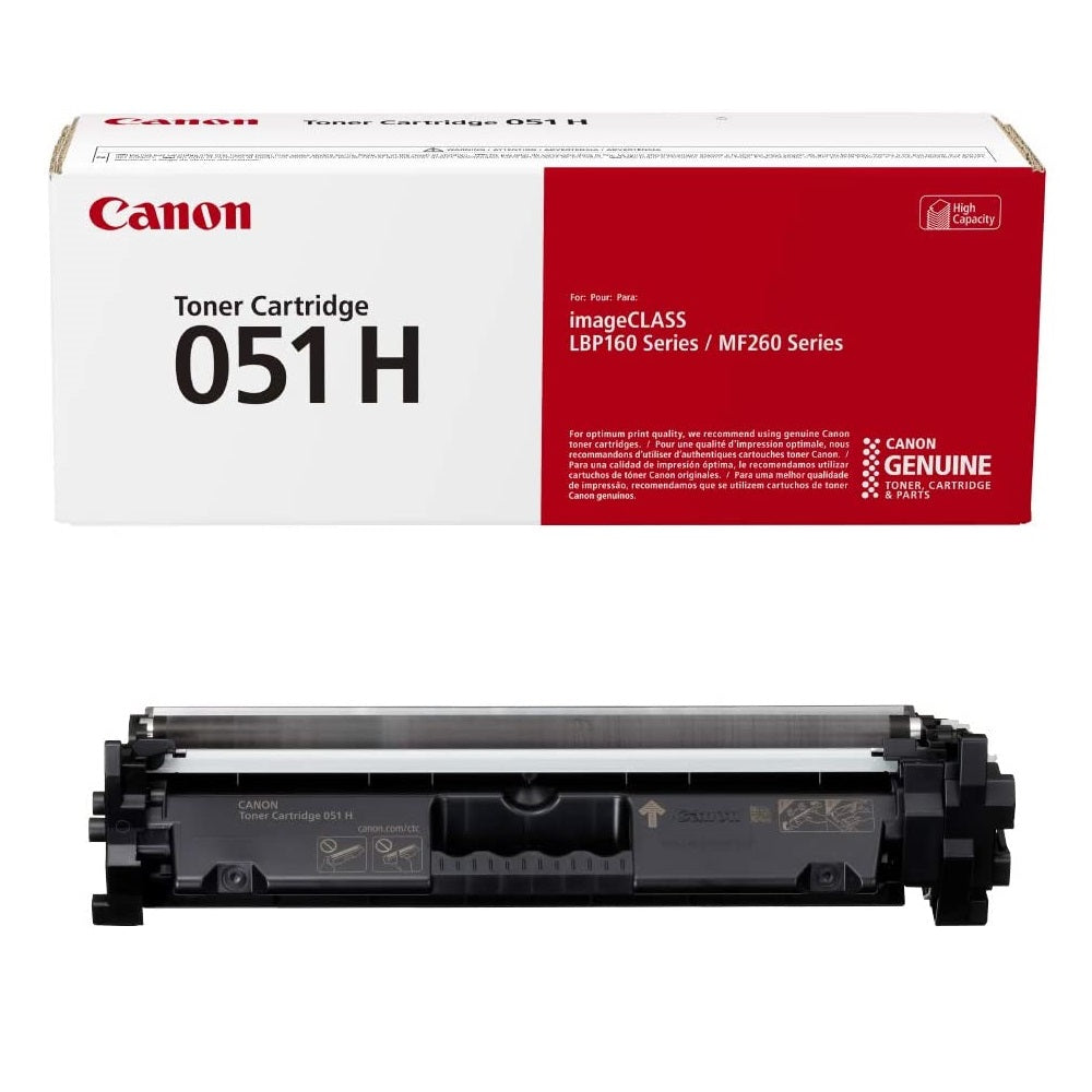 Absolute Toner Canon  051H Black High Capacity Genuine OEM Toner Cartridge 2169C001 Original Canon Cartridges