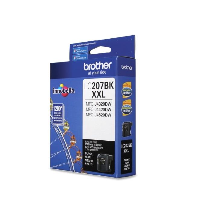 Absolute Toner Brother Genuine Original OEM LC207BKS Black Super High Ink Cartridge Brother Ink Cartridges