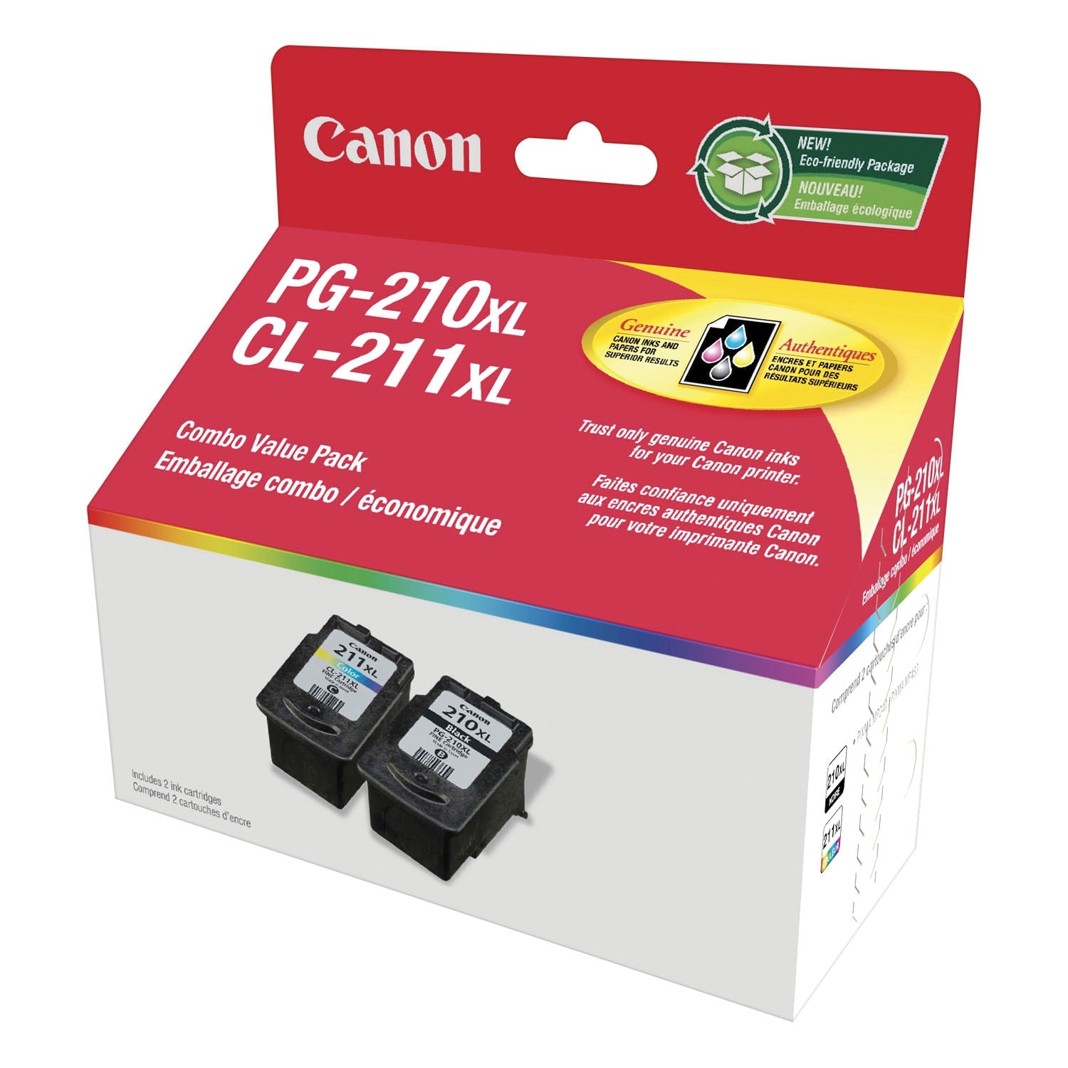 Absolute Toner Canon PG-210XL/CL-211XL High-Yield Ink Cartridges Black and Color | 2973B019 Original Canon Cartridges