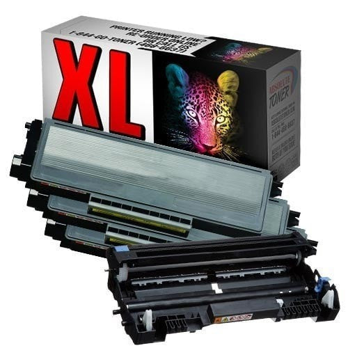 Absolute Toner Compatible 3 + 1 Brother TN-650 Black Toner Cartridges + DR-620 Drum Cartridge Combo (High Yield Of TN-620) Brother Toner Cartridges