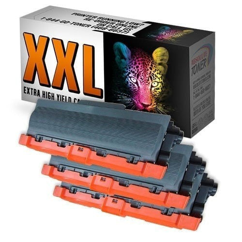 Absolute Toner Compatible 3  Brother TN-780 Double Capacity Black Toner Cartridge Combo (High Yield Of TN-750/TN-720) Brother Toner Cartridges