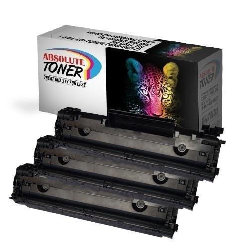 Absolute Toner Compatible 3  Toner Cartridge for HP CB436A 36A Black HP Toner Cartridges
