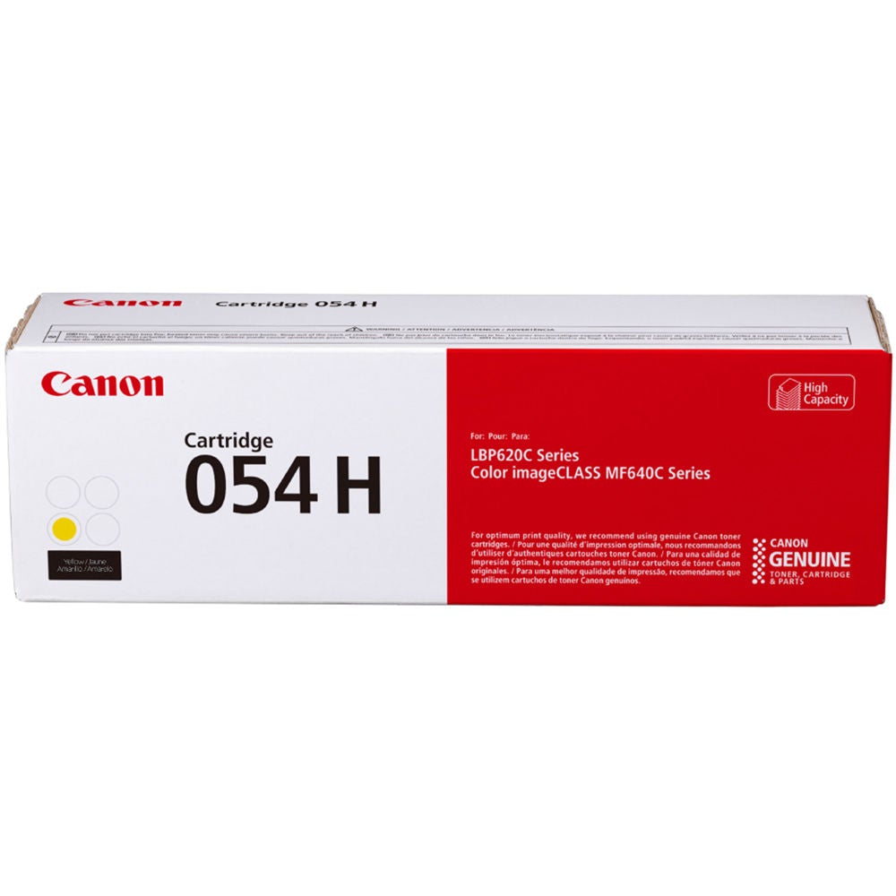 Absolute Toner Canon 054 Yellow Cartridge Original Genuine OEM High Yield | 3025C001 Original Canon Cartridges