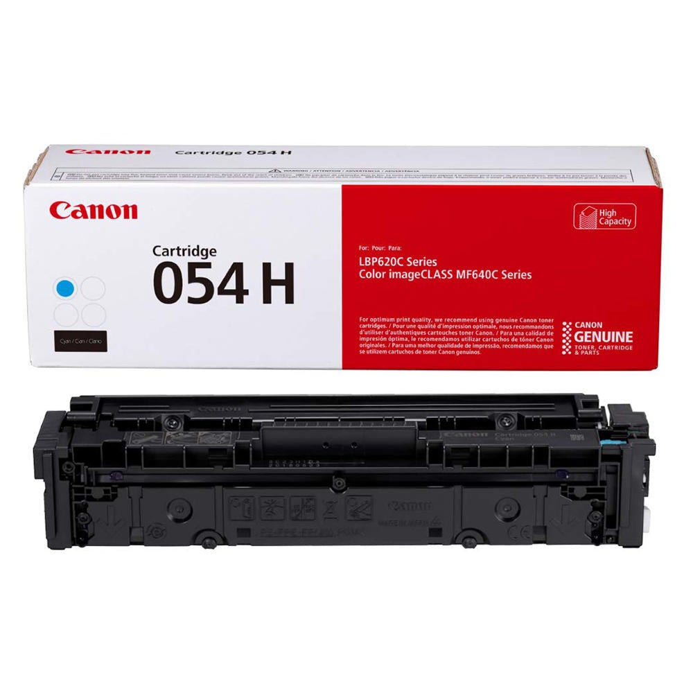 Absolute Toner Canon 054 Cyan Cartridge Original Genuine OEM High Yield | 3027C001 Original Canon Cartridges