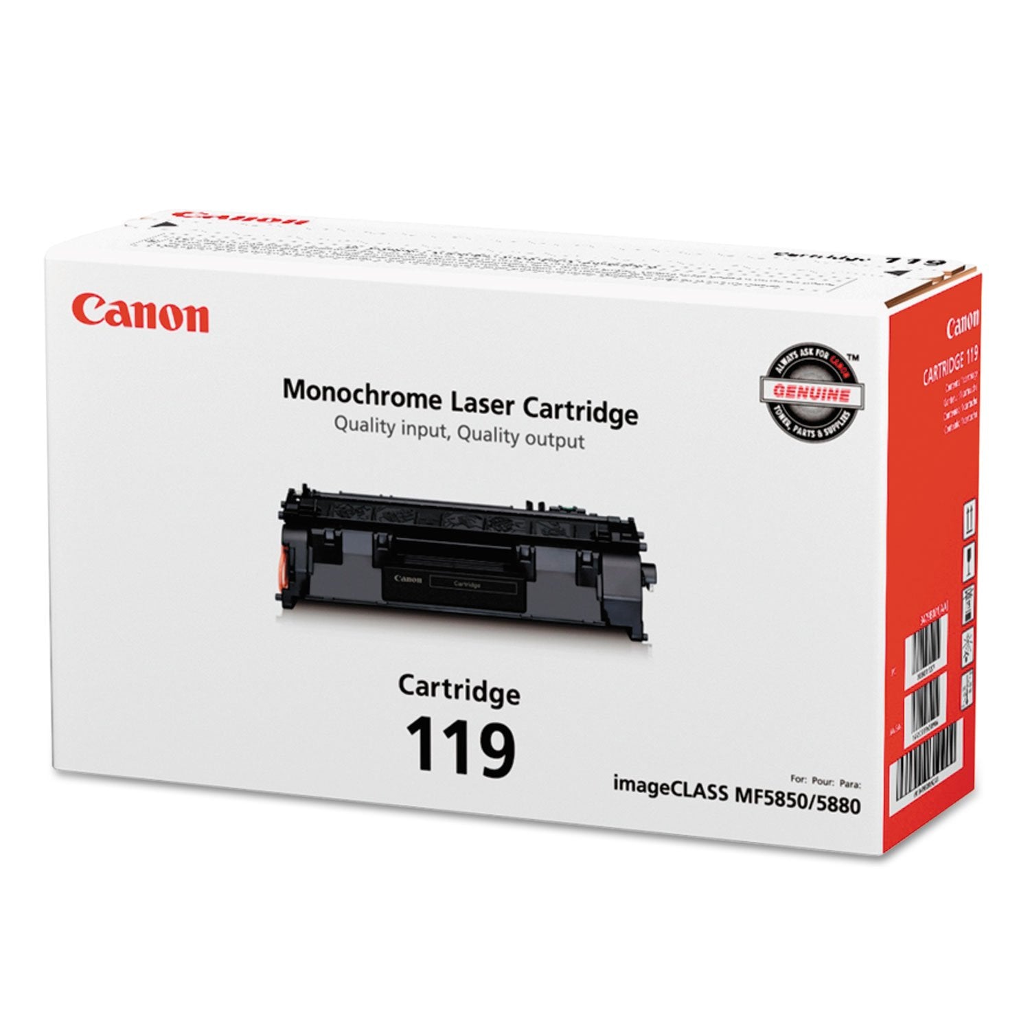 Absolute Toner Canon 119 Black Original Genuine OEM Toner Cartridge | 3479B001 Original Canon Cartridges