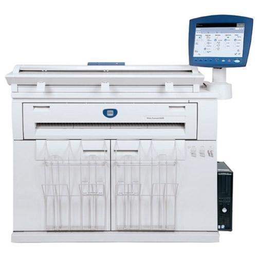 Absolute Toner Pre-Owned 36" Xerox Wide Format 6604 Laser Multifunctional Engineering Digital Plan Printer B/W Print Colour Scan REPOSSESSED Only 70k Square Foot On meter Large Format Printer