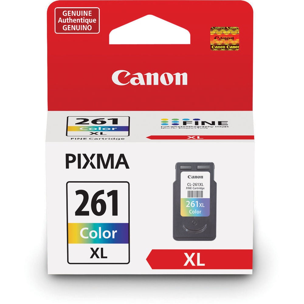 Absolute Toner Canon CL-261XL Original Genuine OEM Color Ink Cartridge | 3724C001 Original Canon Cartridges