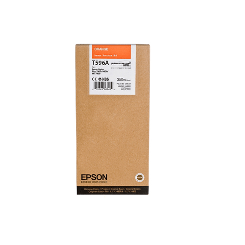 Absolute Toner Genuine Original OEM T596A00 EPSON Ultrachrome HDR Orange Ink Cartridge Original Epson Cartridges